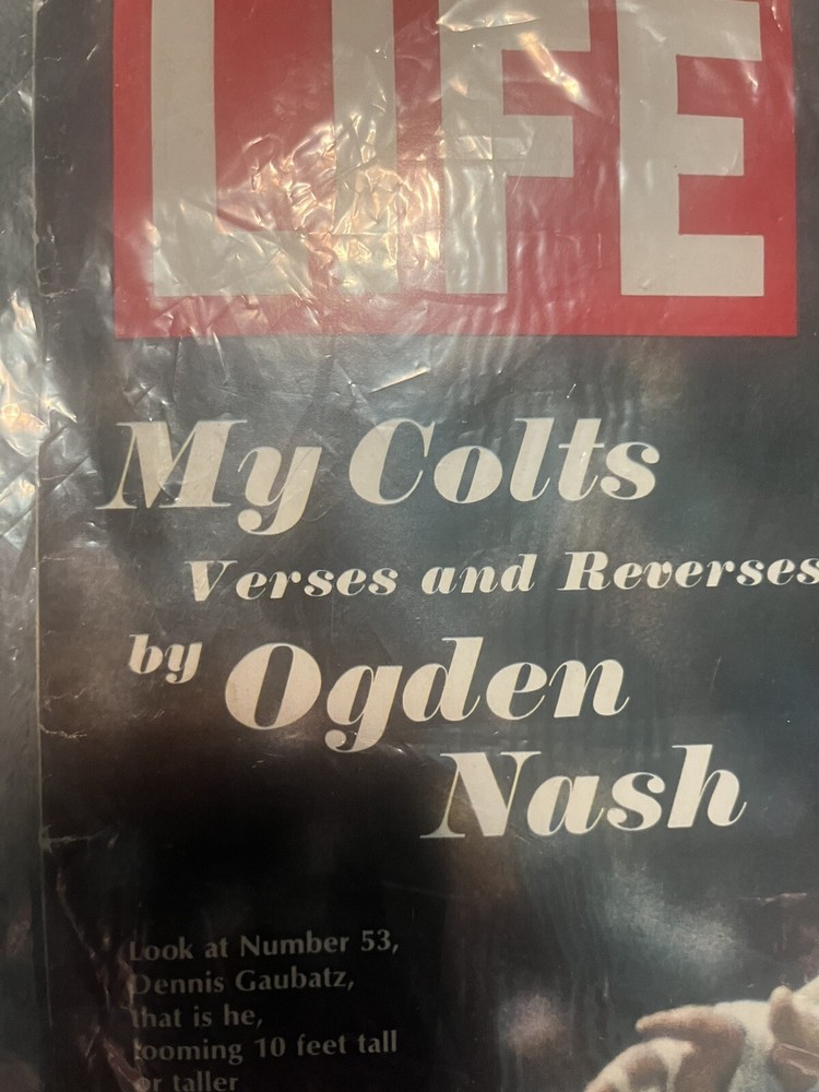 LIFE MAGAZINE - My Colts - (12/13/1968) - *** VINTAGE ISSUE ***