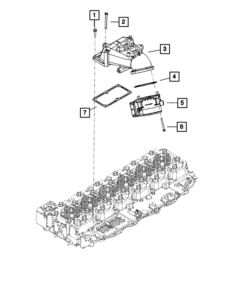 Genuine Mopar Intake Plenum Gasket 68024672AB - OEM Replacement Part