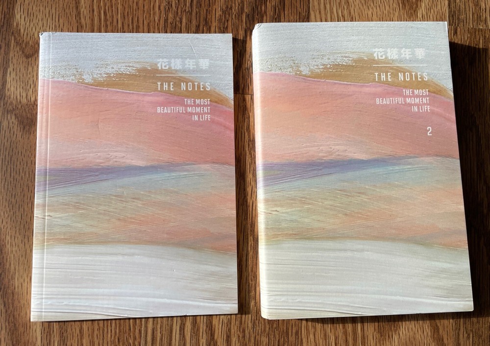 BTS THE NOTES Most Beautiful Moment In Life 2 English Notebook and Book Set