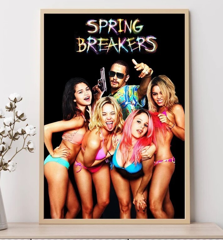 Spring Breakers (2013)--Movie Poster, Art Prints, Home Decor,Wall Art