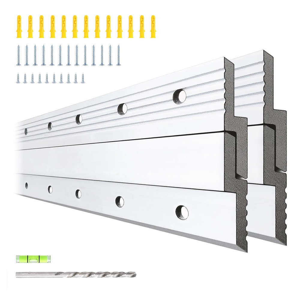 Heavy Mirror Mounting Hardware Mirror Hanger Z Clips 41 Inch 2 Pairs French C...