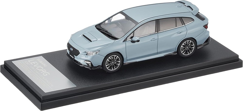 Hi Story 1/43 Subaru LEVORG (2020) Dynamic style accessories Cool gray khaki HS3