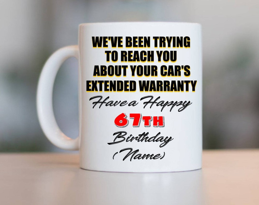 67th Birthday Gift For Women And Men 67th Birthday Mug 67 Year Old Birthday