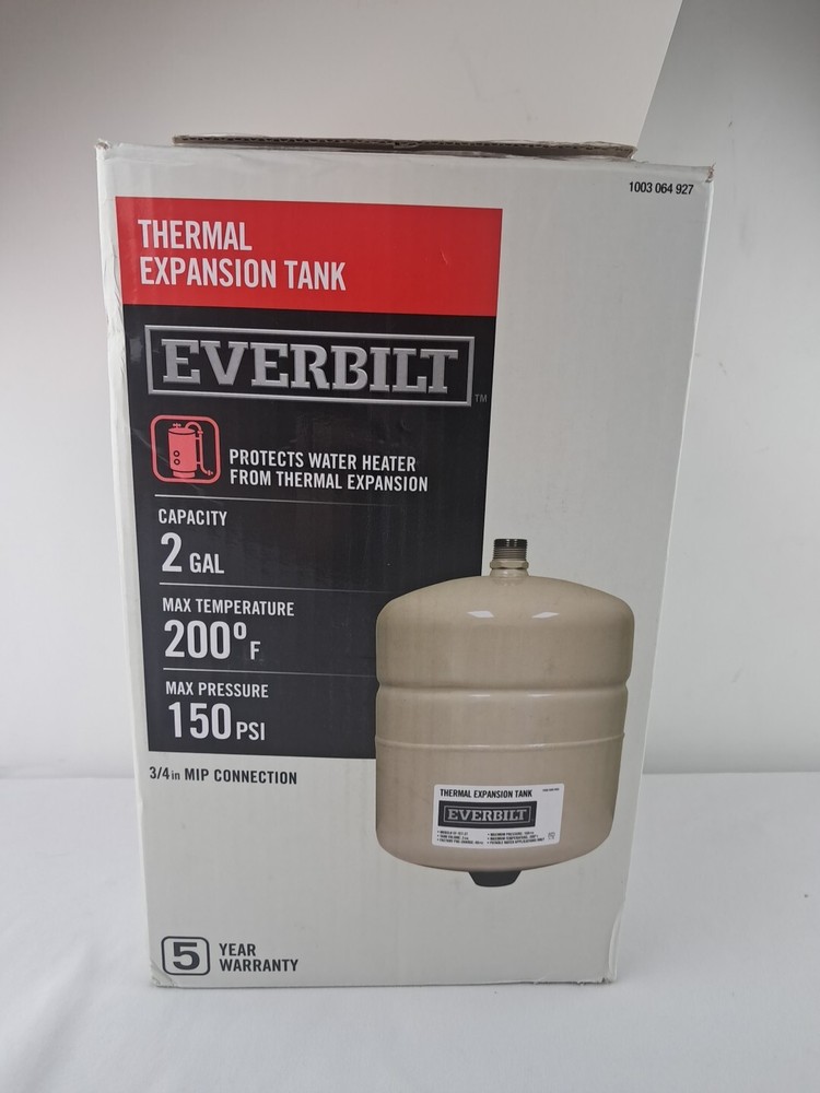 Everbilt 2 Gal. Thermal Expansion Tank for Water Heaters EF-TET-2T  1003064927