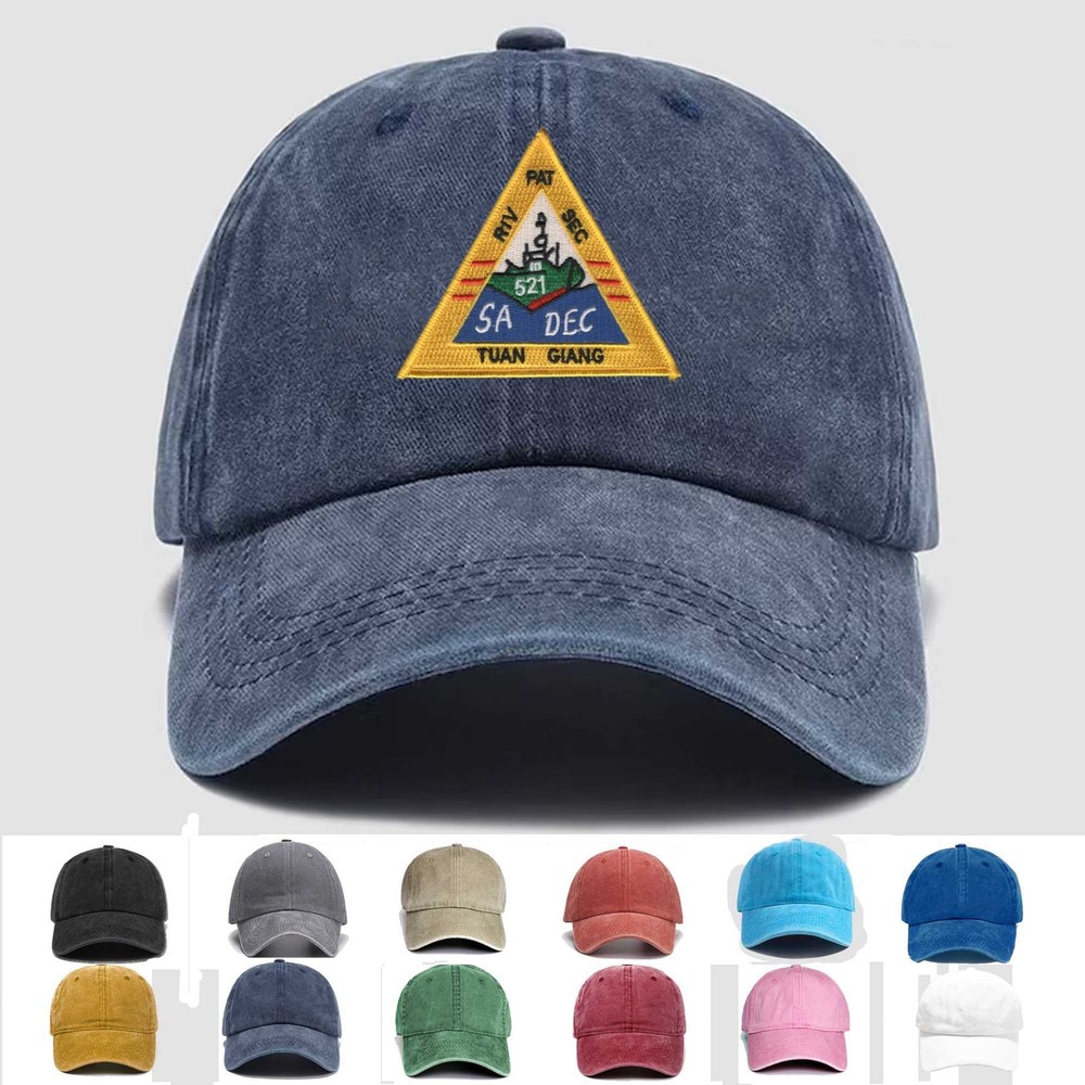 Custom Embroidered Hat Rivsec 521 River Patrol Section, Veteran Cap, Trucker Hat