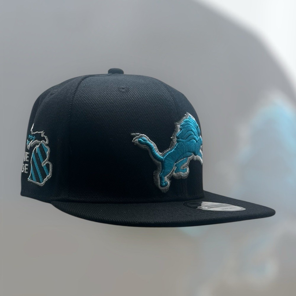 DETROIT LIONS 2024 DRAFT DAY ONE PRIDE VINTAGE COLLECTION NEW ERA SNAPBACK HAT-image