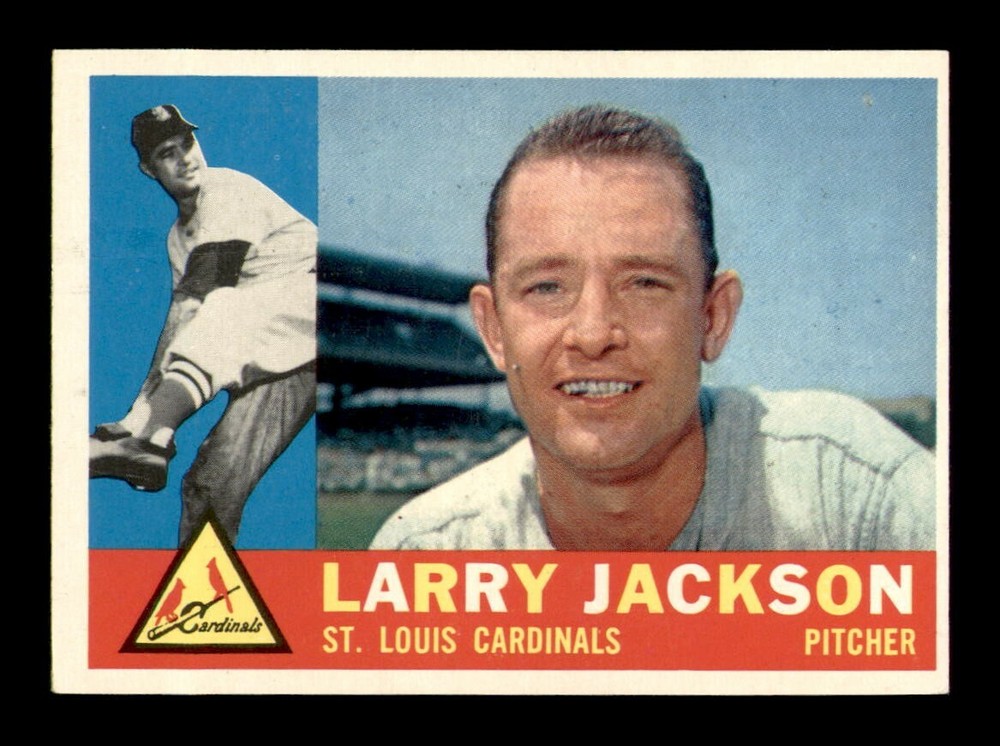 1960 Topps #492 Larry Jackson EX-MT Baseball Card *OBGcards*