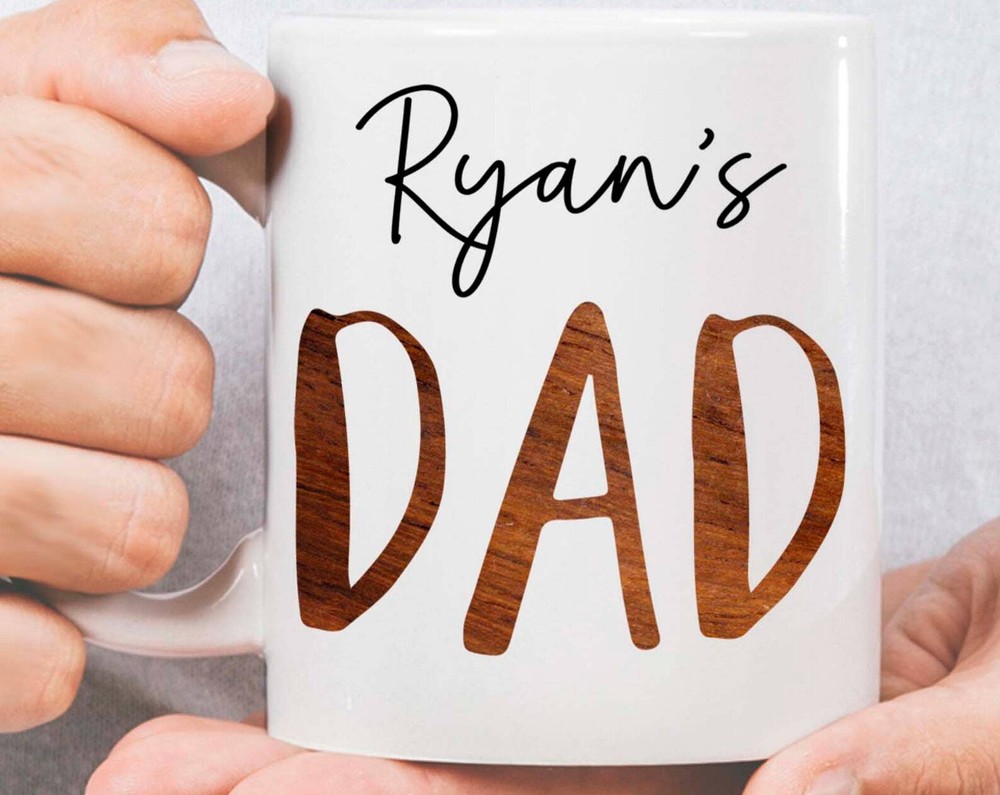 Fathers Day Gift For Dad Best Dad Mug Daddy Mug Custom Dad Mug Reveal To Husband-image