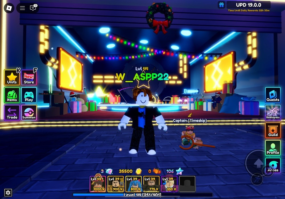 Anime Adventures Account 🔥          Fast🚚💨 and 💸Cheap💸 LEVEL 44