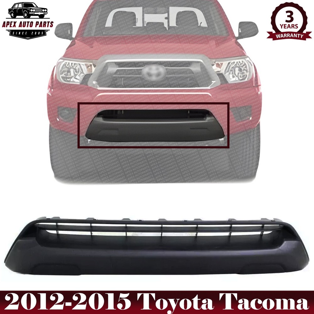 Front Bumper Grille For 2012-2015 Toyota Tacoma Center Textured Black TO1036133