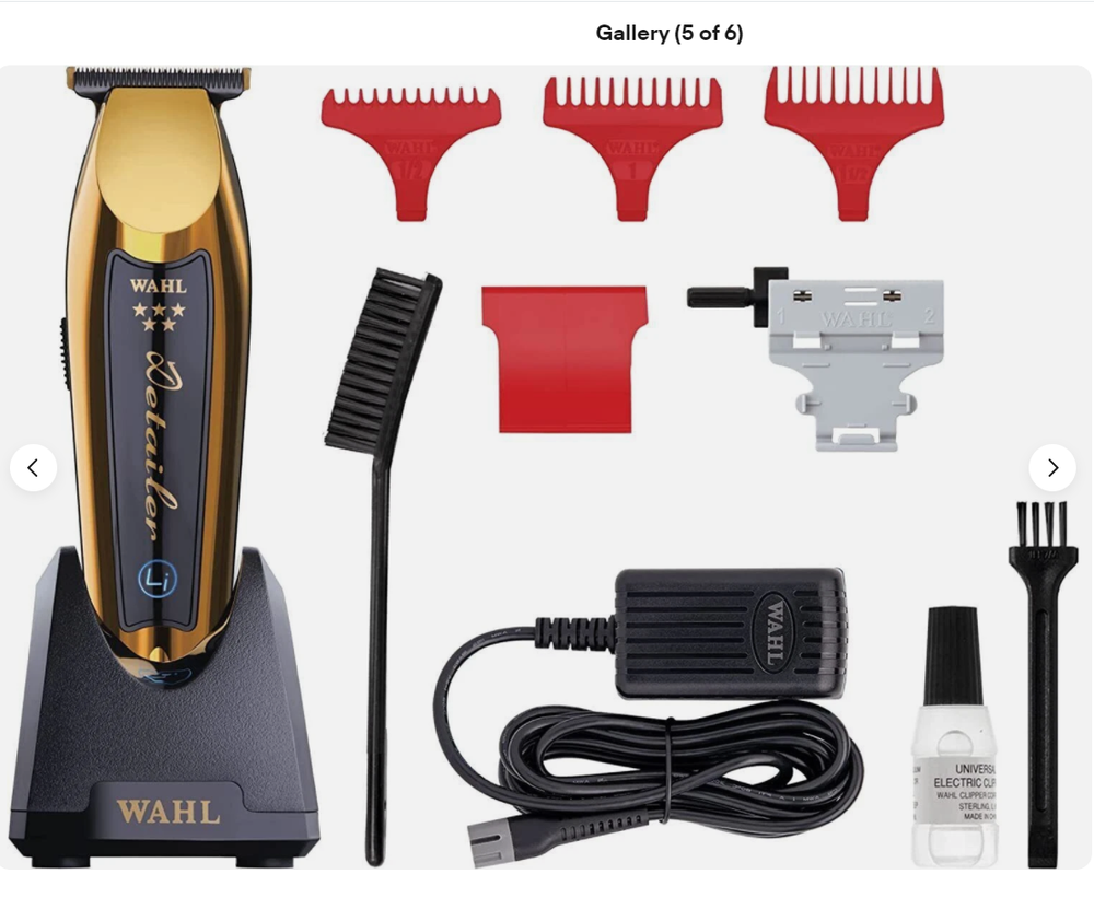 Wahl 5-Star Detailer Li Gold 8171-700 Cordless Professional Trimmer