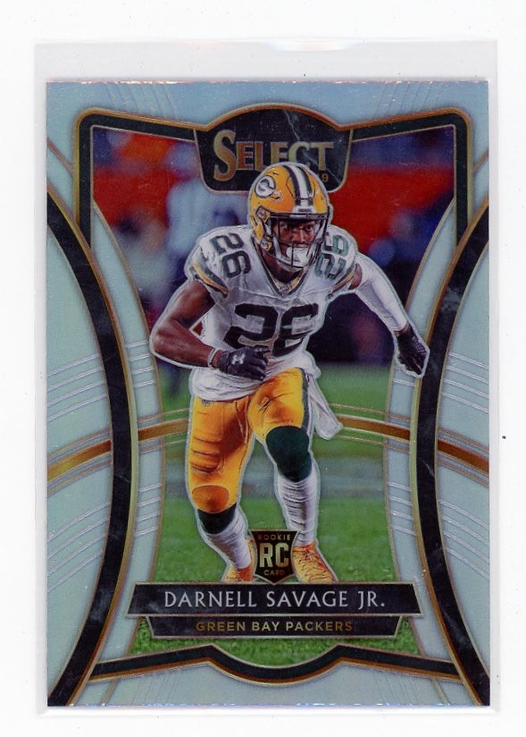 2019 Panini Select Premier Level Darnell Savage Jr Silver Prizm #106 Rookie Card