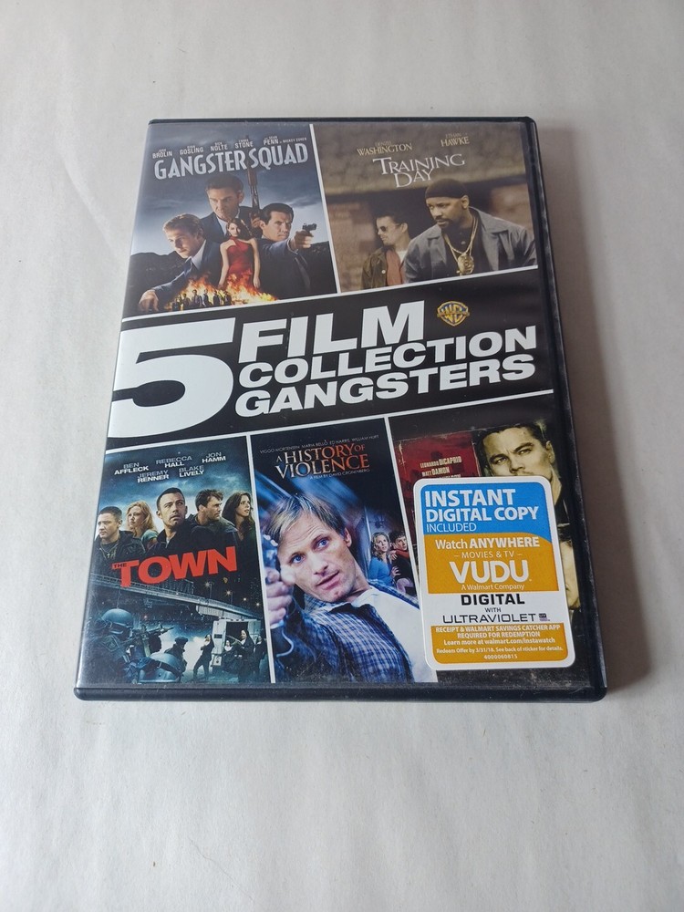 5 Gangster Classics: Departed/Training Day/Squad/Town/History Violence (DVD)