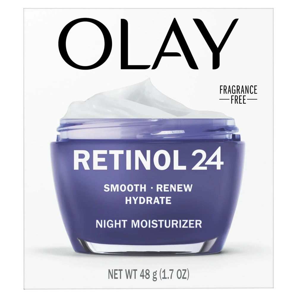 Olay Face Moisturizer Retinol 24 Night Cream, Regenerist, Moisturizer 1.7 oz