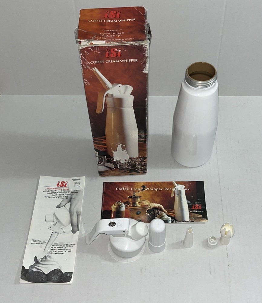 ISI Cream Whipper .5L for Desserts & Whipped Cream - Austrian Made #2353