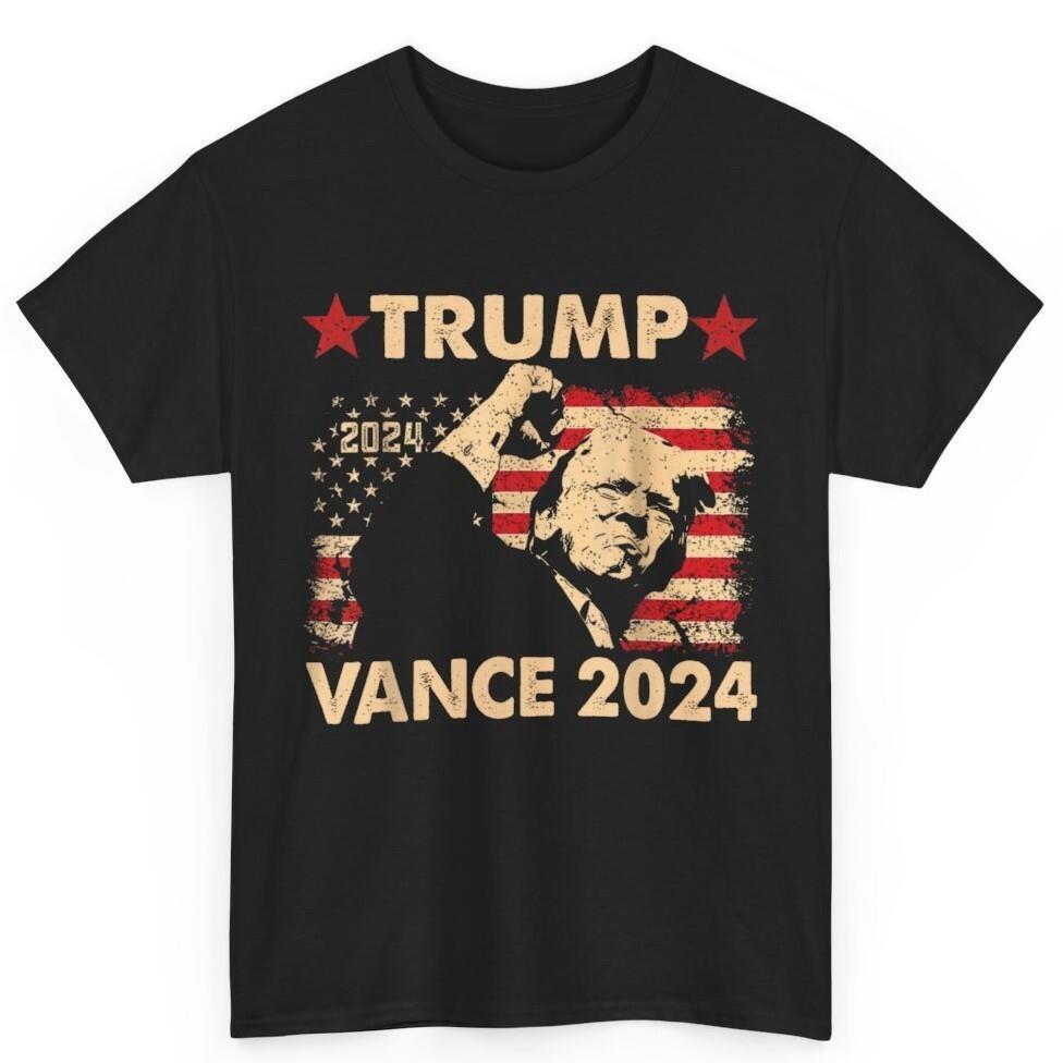 Trump Won Trump Vance 2024 Victory Re-elected Second Term President T-Shirt..