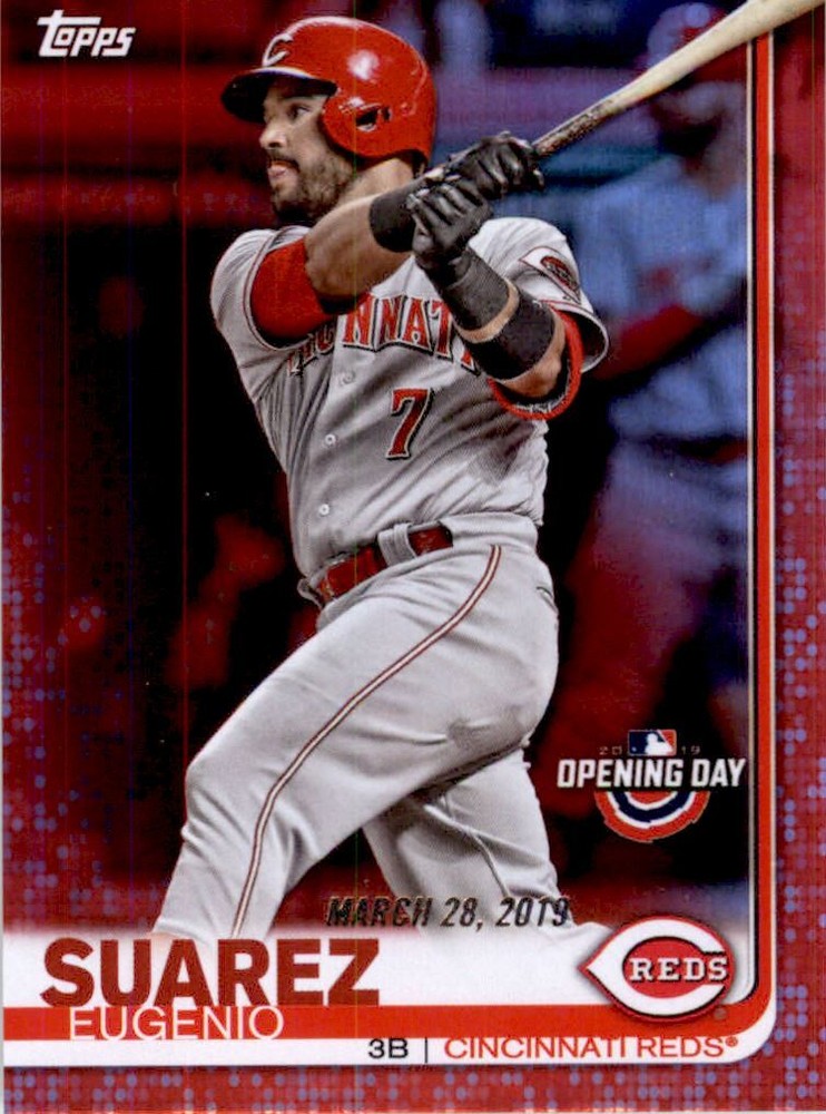 2019 Topps Opening Day Red Foil #30 Eugenio Suarez