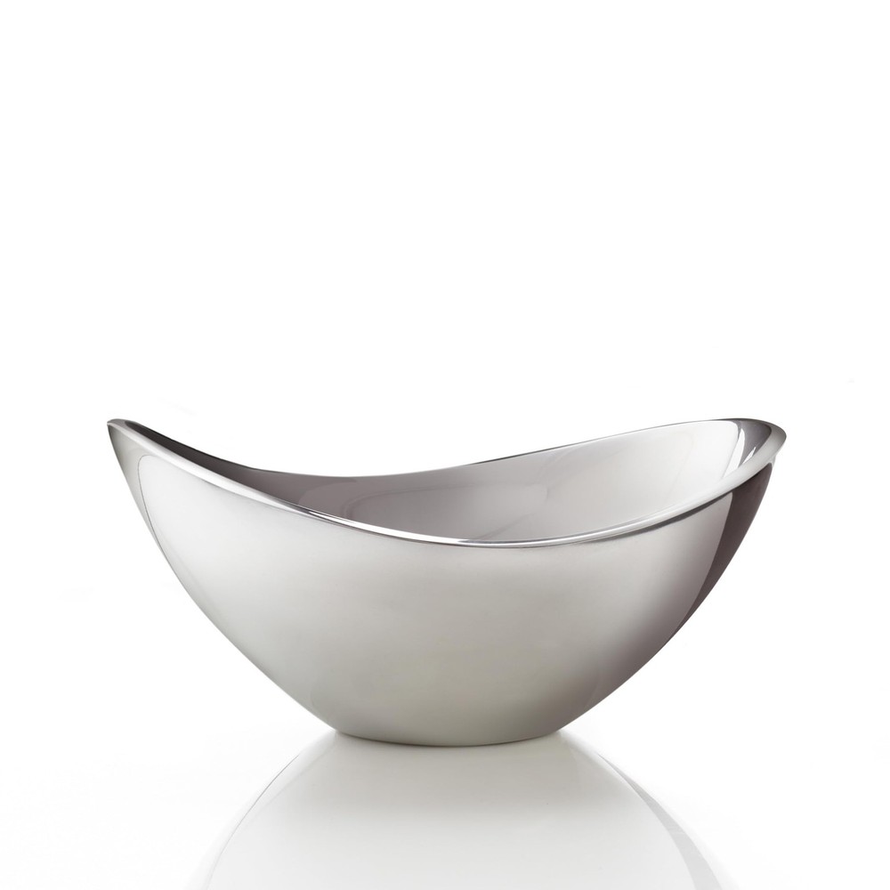 Nambé Butterfly Bowl, 9-Inch Serving Dish - Sculptural Metal Centerpiece with...