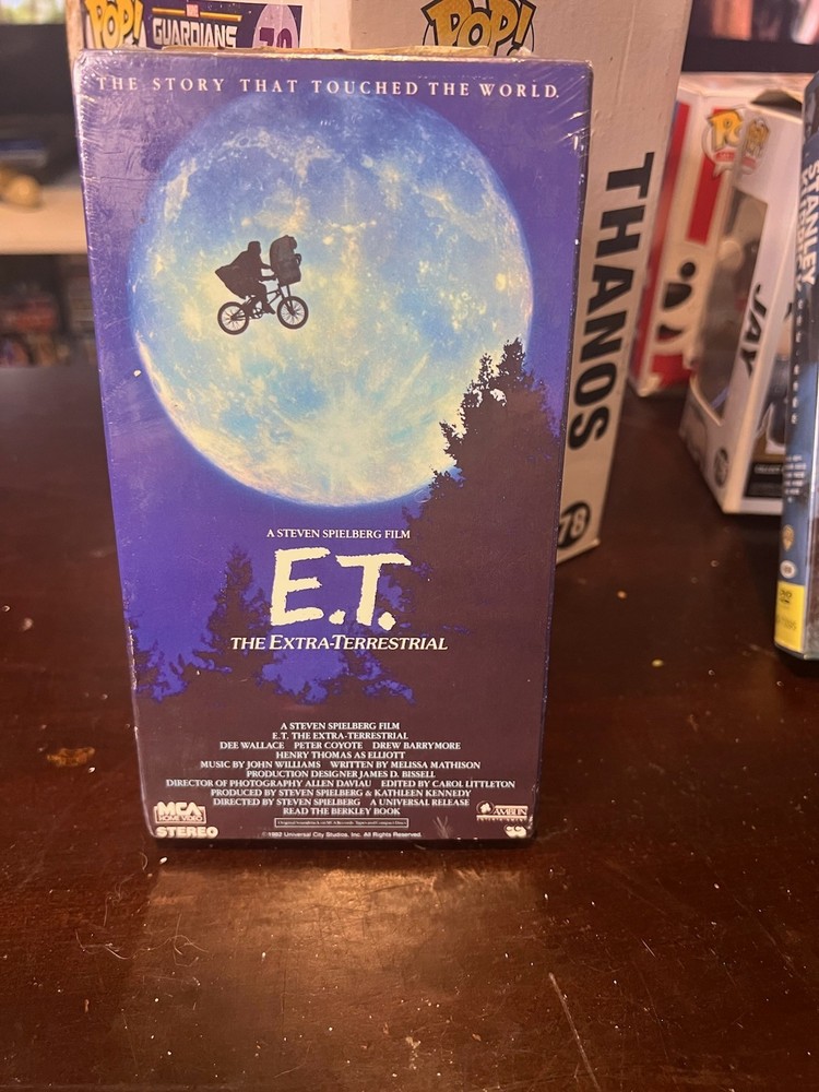 Vintage Original E.T.  Unopened Sealed VHS