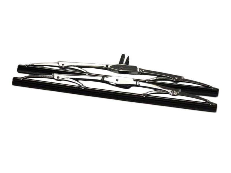 1 set chrome windscreen wiper blades for VW Beetle/Karmann Ghia