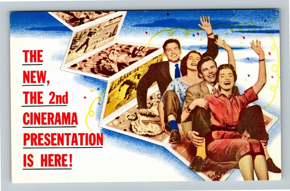 Cincinnati OH-Ohio, Capitol Theatre, New Greetings, Vintage Postcard