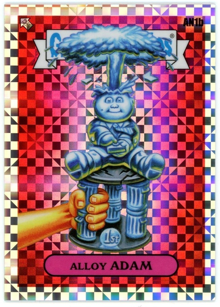 2022 Garbage Pail Kids Chrome 4 CS4 Adam AN1b X-Fractor Refractor Card