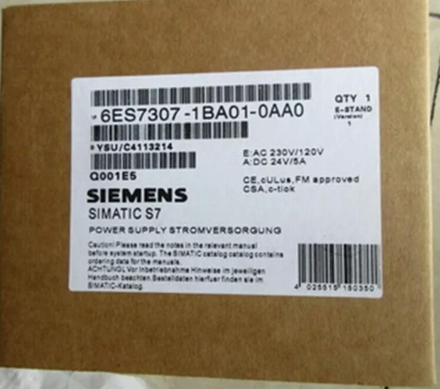 New Siemens 6ES7 307-1BA01-0AA0 / 6ES7307-1BA01-0AA0 PLC Module