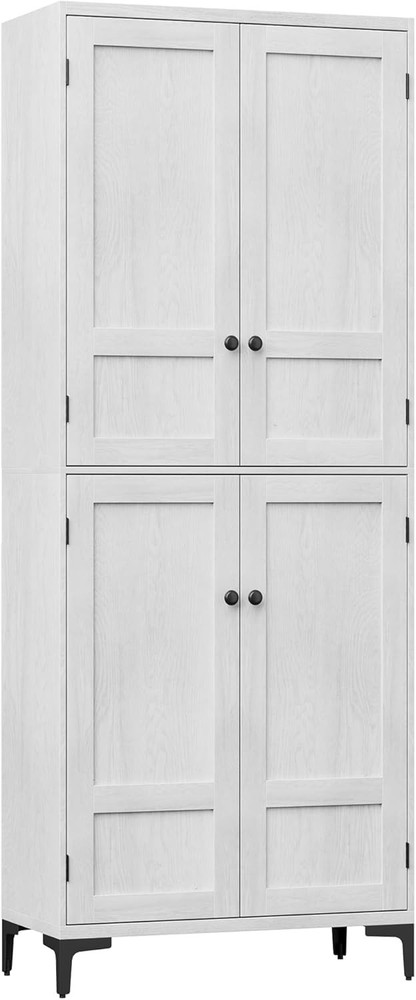 71-Inch Tall 5-Tier Storage Cabinet for Kitchen Pantry or Bathroom