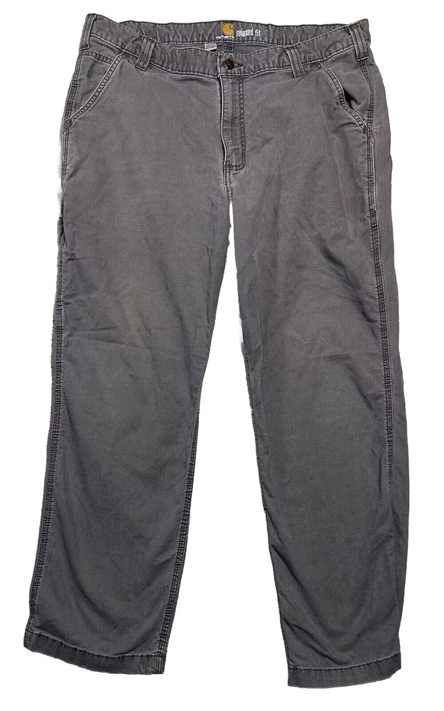 Carhartt Mens 38x30 Relax Fit Canvas Workwear Pants Inseam 28”
