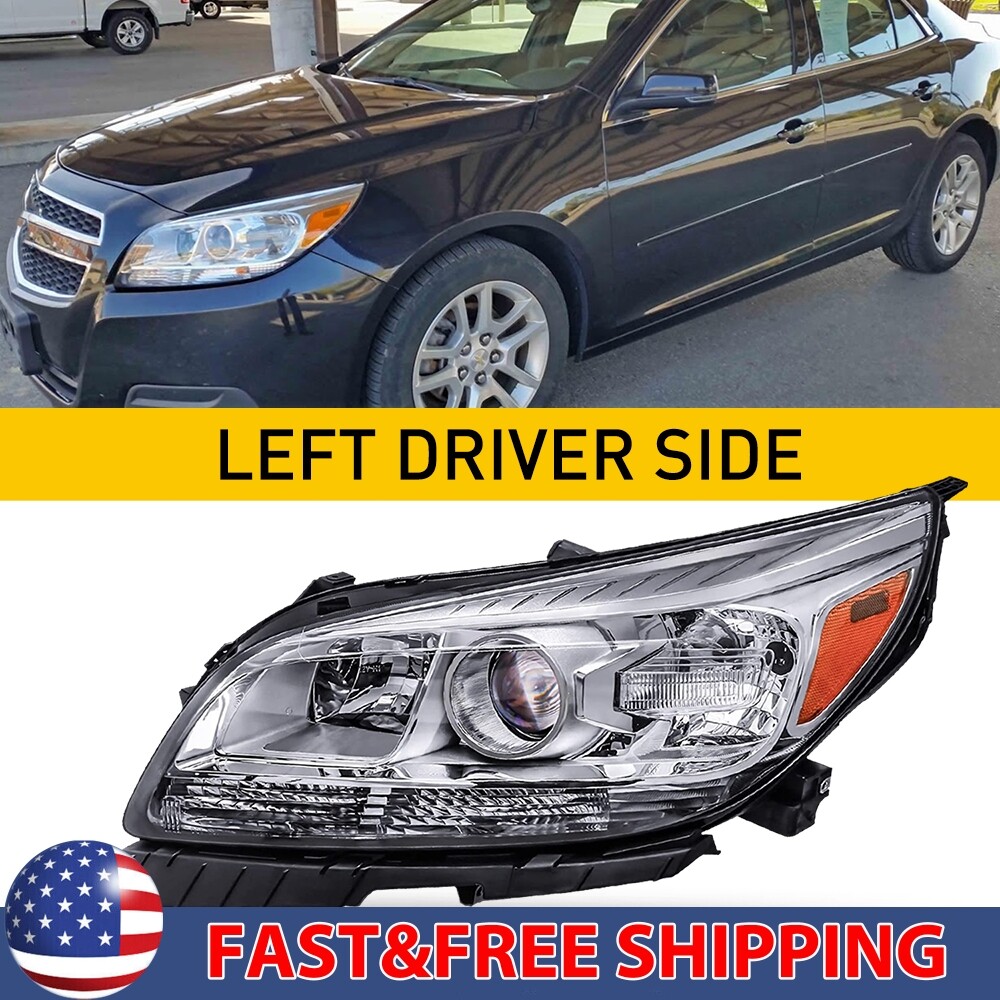 For 2013-2016 Chevrolet Malibu Headlight Headlamp Left Driver Side Waterproof 2x