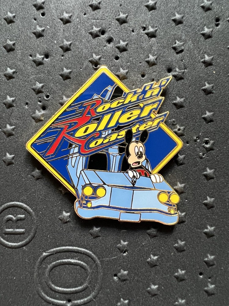Vintage 2000 Disney World Rock 'n' Roller Coaster Pin Mickey