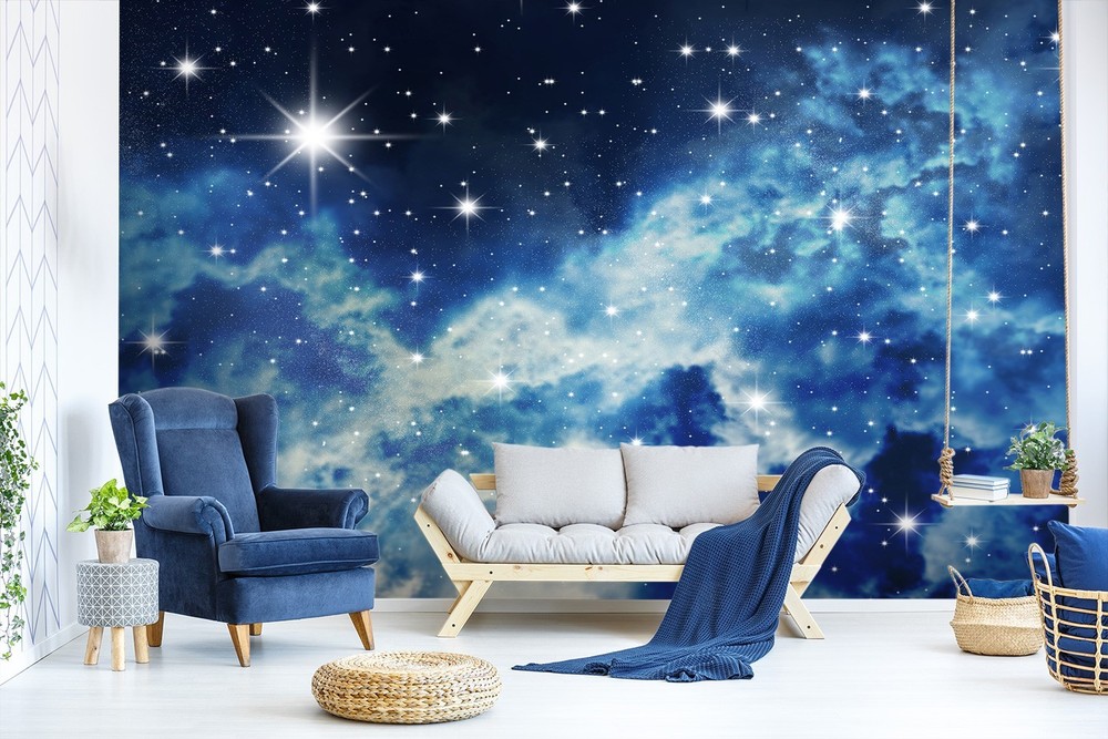 3D Dreamy Starry Sky Illustration Wall Murals Wallpaper Murals Wall Sticker