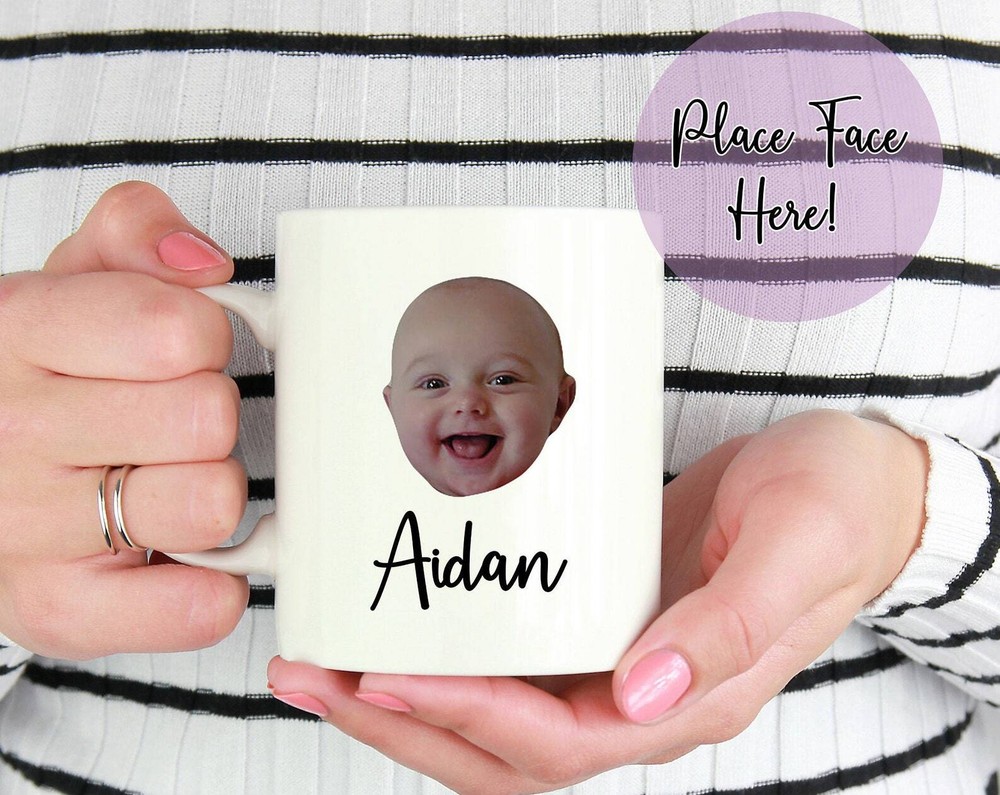 Photo Face Mug Custom Face Mug Custom Photo Mug Face Mug Make Your Own Mug