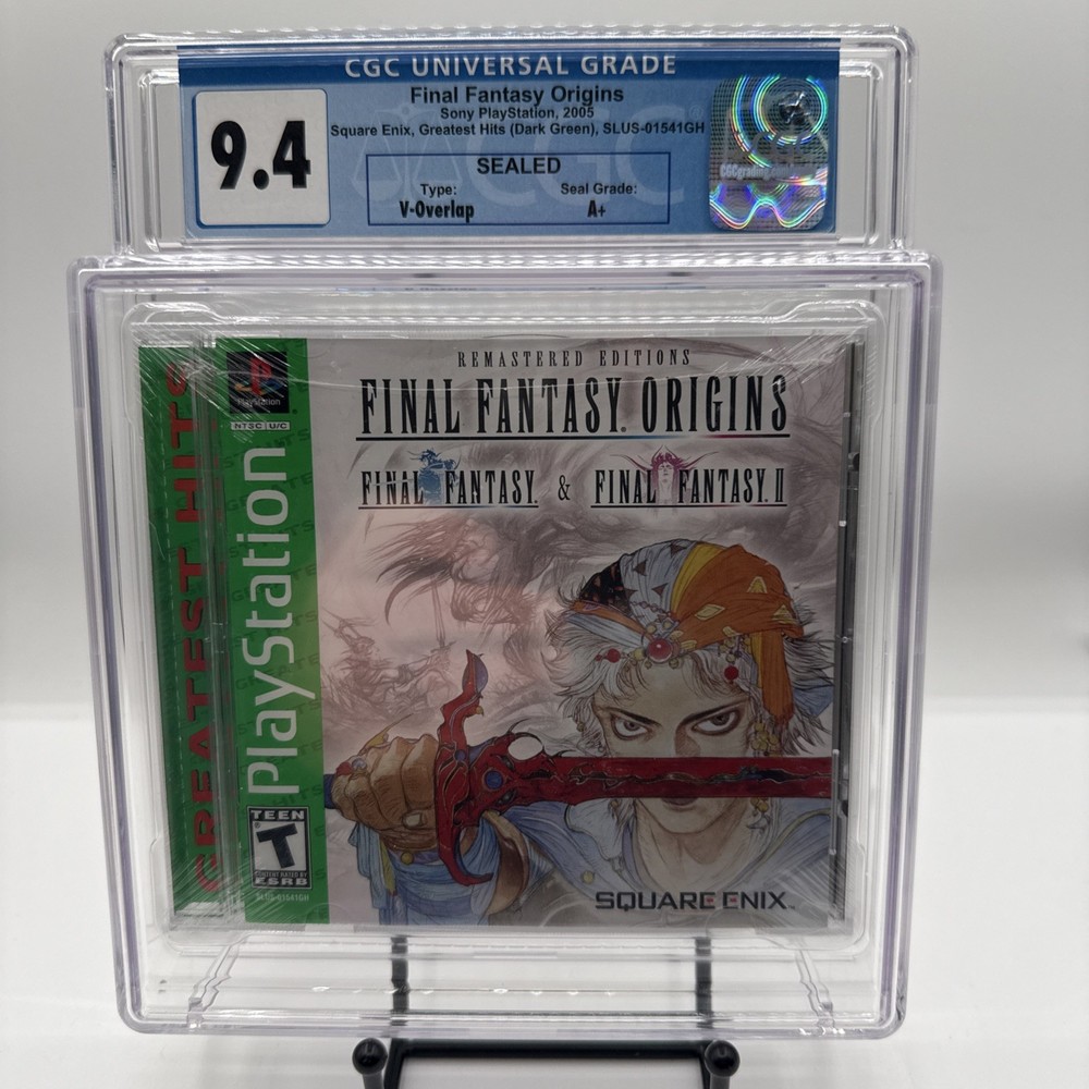 Final Fantasy Origins Sony PlayStation PS1 Sealed New CGC 9.4 A+ Graded Square