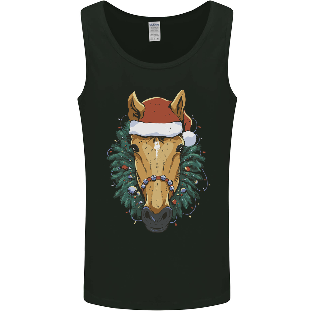 A Christmas Horse Equestrian Mens Vest Tank Top