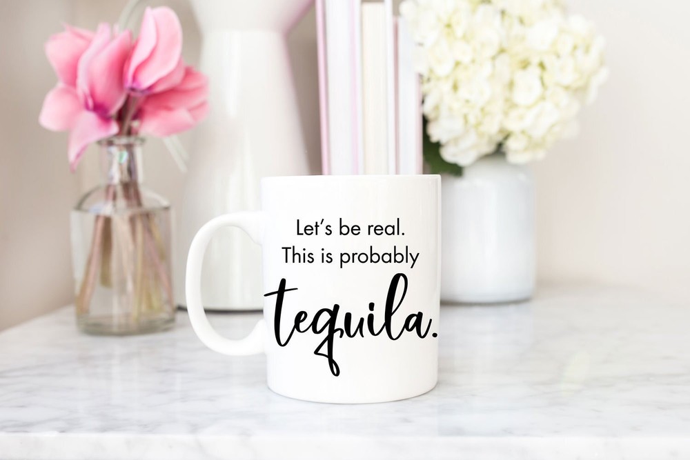 Funny Tequila Lover White Coffee Mug for Cute Gift