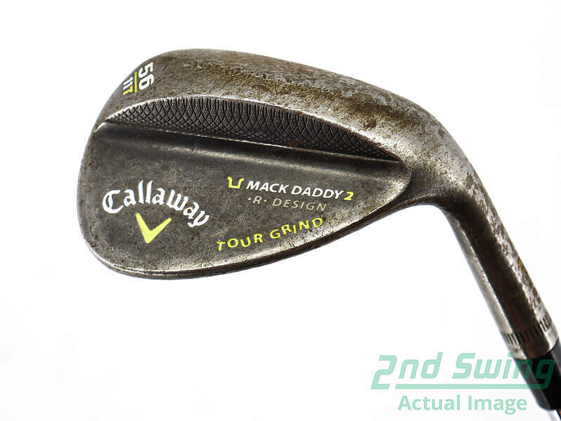 Callaway Mack Daddy 2 Tour Grind 56° Sand Wedge in Slate Finish Steel Stiff RH 35.5in