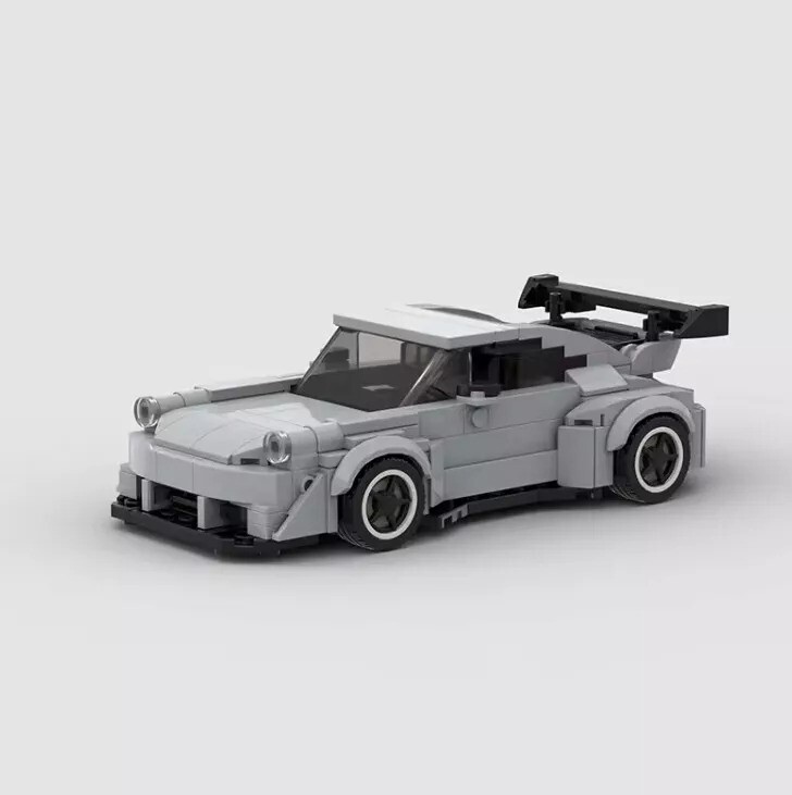LEGO MOC RWB Porsche 911 Racing Sports Car Building Bricks 354 Gift (NOT LEGO)