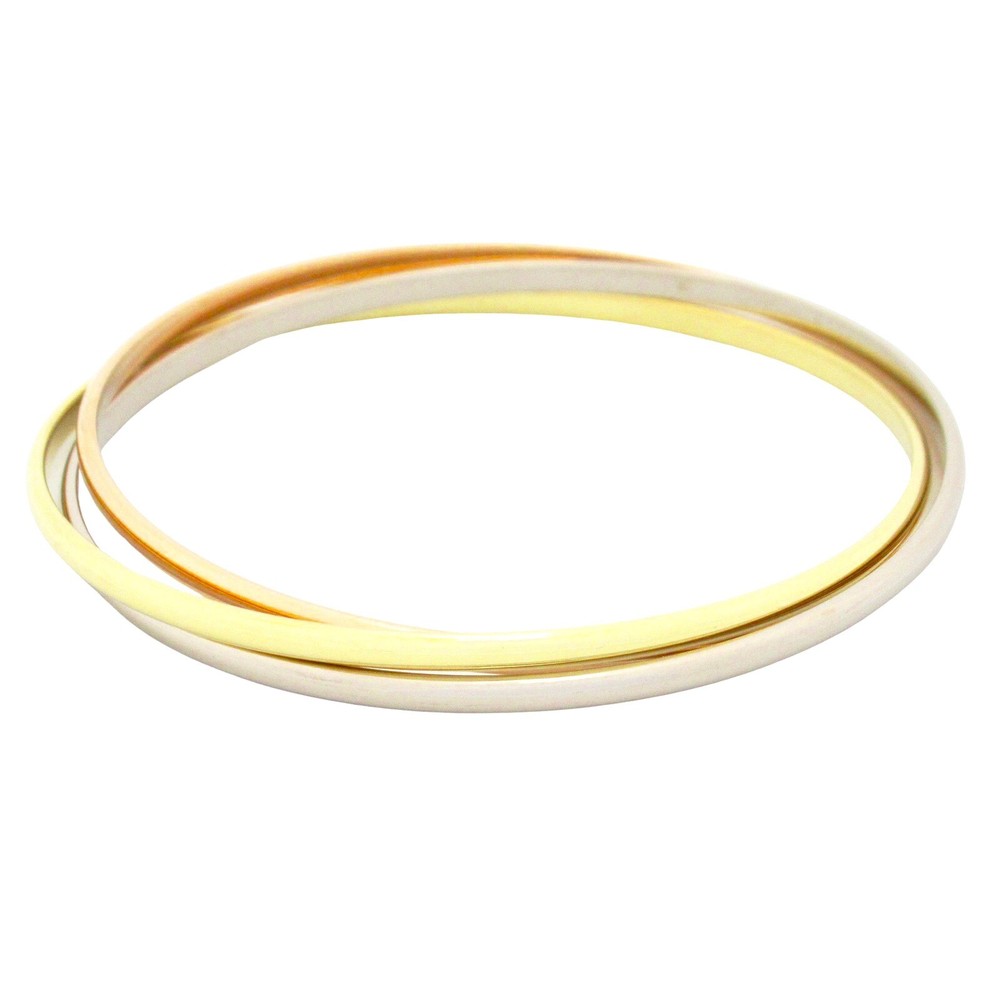 Cartier Trinity Bracelet 18K Yellow Rose White Gold Unisex Pre-Owned