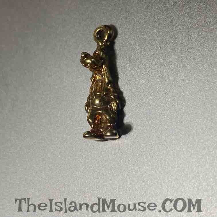 Disney 14k gold plated sterling silver Goofy Charm (U7:36507)