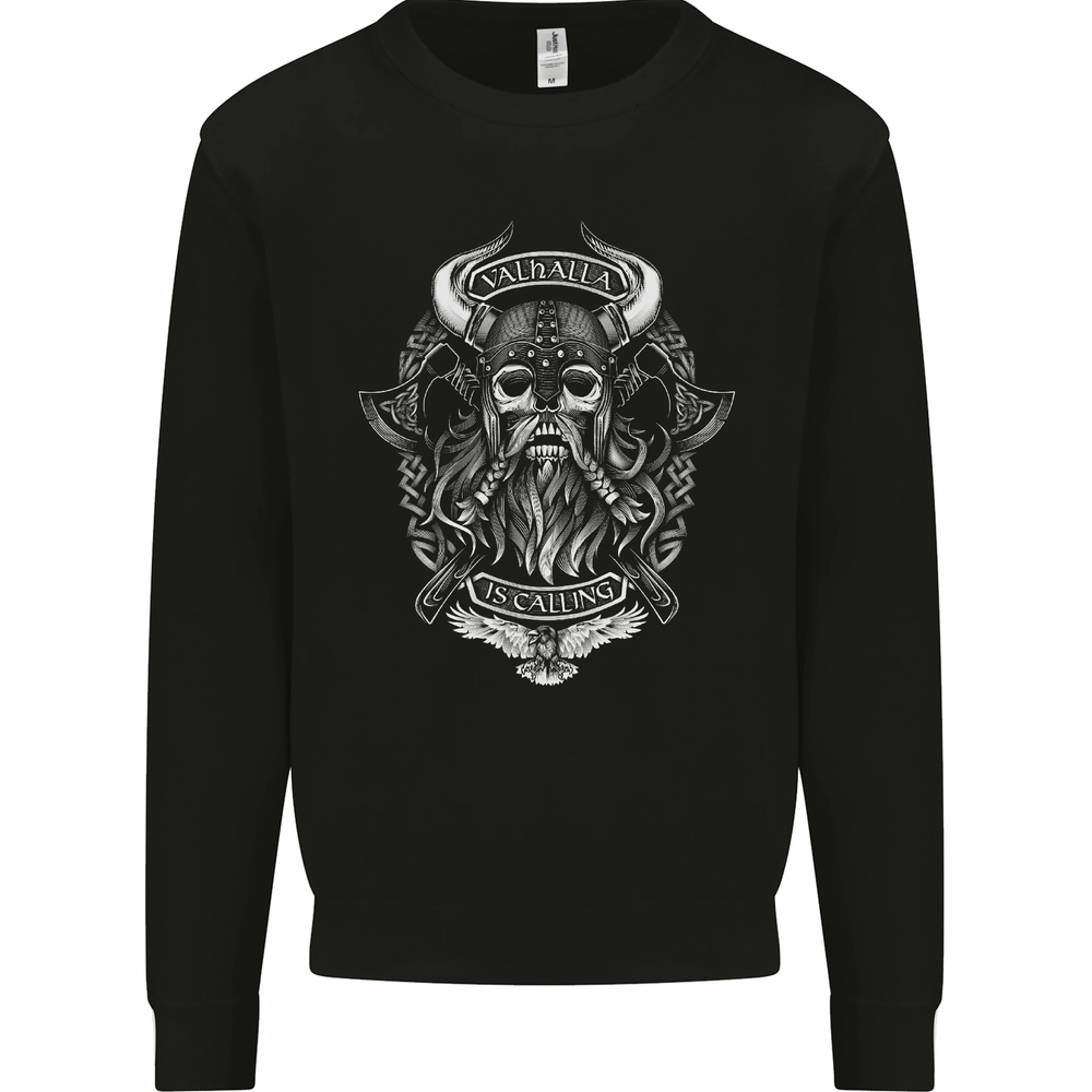 Valhalla is Calling Vikings Odin Thor Gym Mens Sweatshirt Jumper