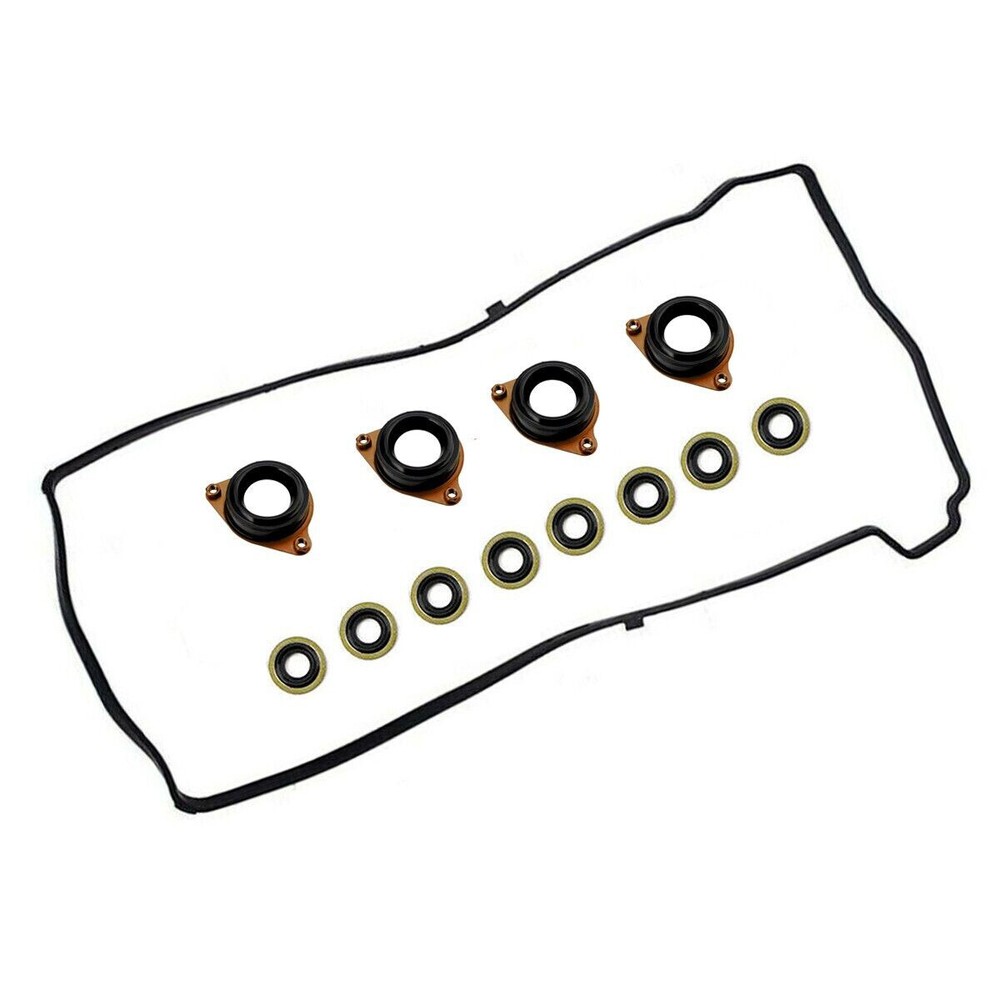 Fit HONDA ACCORD CR-V ACURA 2.4L K24W Valve Cover Gasket w/ Spark Plug Tube Seal