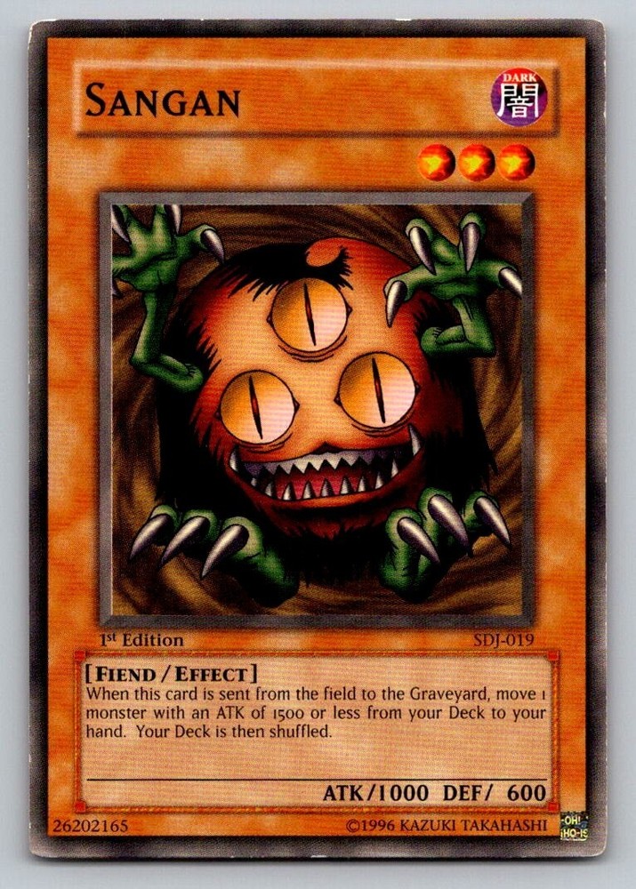 Sangan SDJ-019 Joey Starter Deck 1st Edition Yugioh TCG