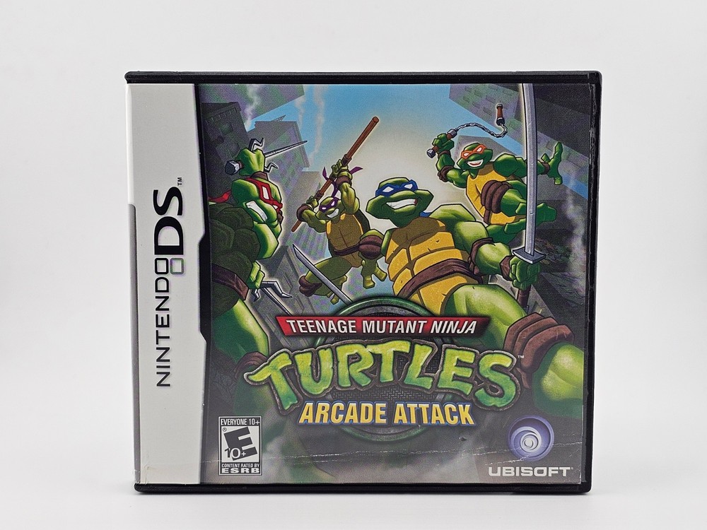Nintendo DS Teenage Mutant Ninja Turtles Arcade Attack CIB Cleaned & Tested