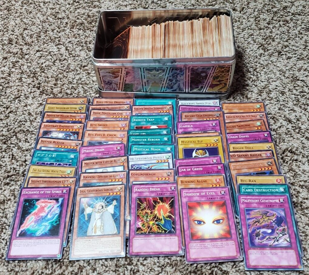 Yugioh Mixed Collection Lot With Storage Container