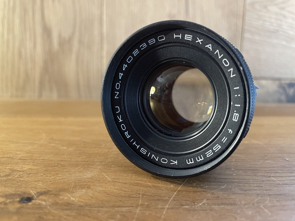 *Near Mint ++* Konica Konishiroku Hexanon 52mm F/1.8 Standard Lens F Mount / JPN