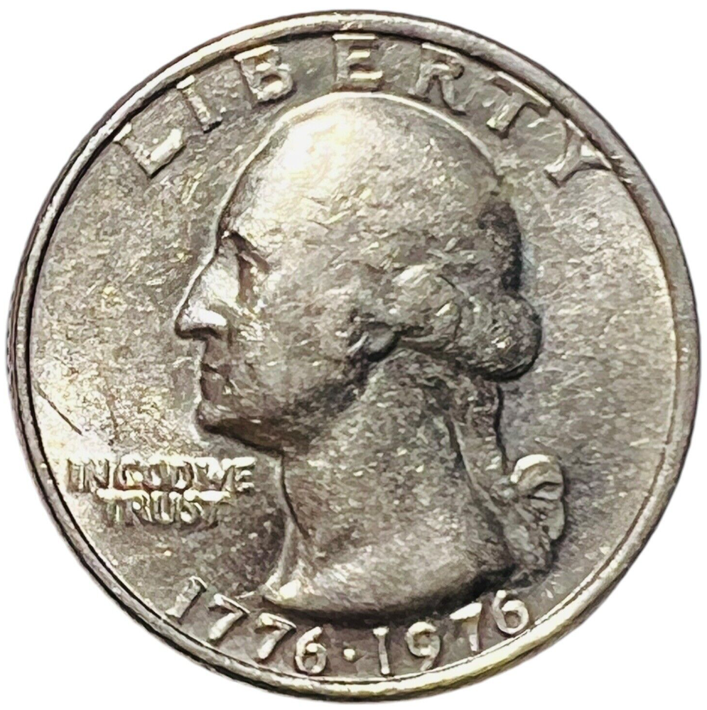 1976 P Washington Quarter Bicentennial US Coin  25c #661 “JG Coins”