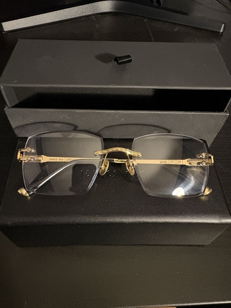 James Oro Collection I Gold Frame Clear Lens