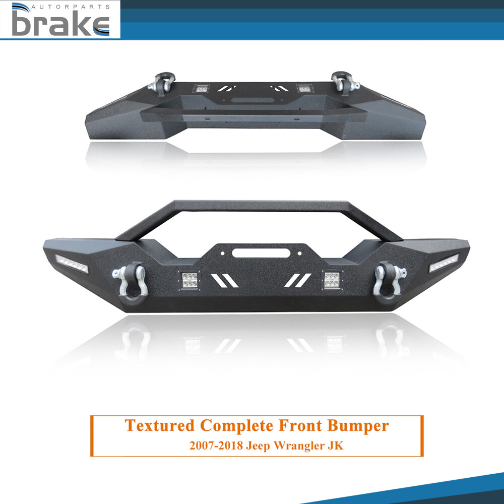 Powder Coated Front Bumper Cover for Jeep Wrangler JK 2007-2018 Model