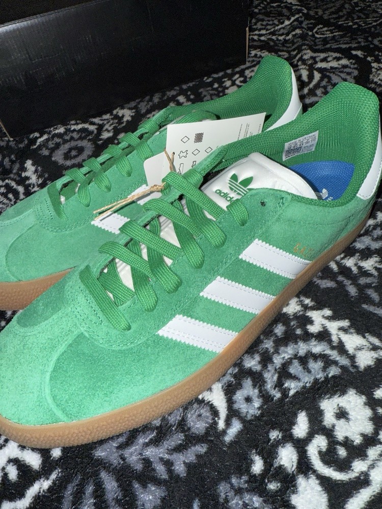Adidas Gazelle ADV Green Shoes Size 10 Mens Comfort Walking